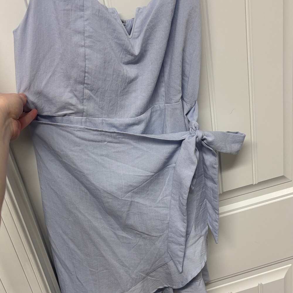 Lulu's Light Blue Mini Dress - Picture 3 of 4